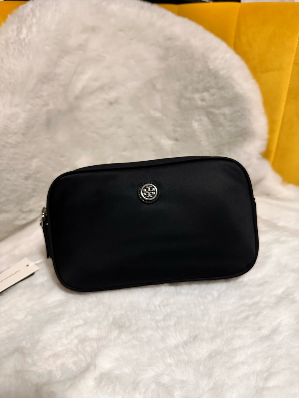 Tory Burch Black Nylon Belt Bag